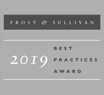 Prêmio de melhores práticas FROST& SULLIVAN 2019
