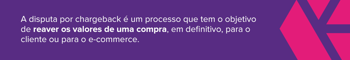 o processo da disputa por chargeback