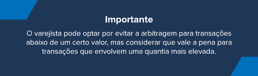 arbitragem na disputa por chargebacks