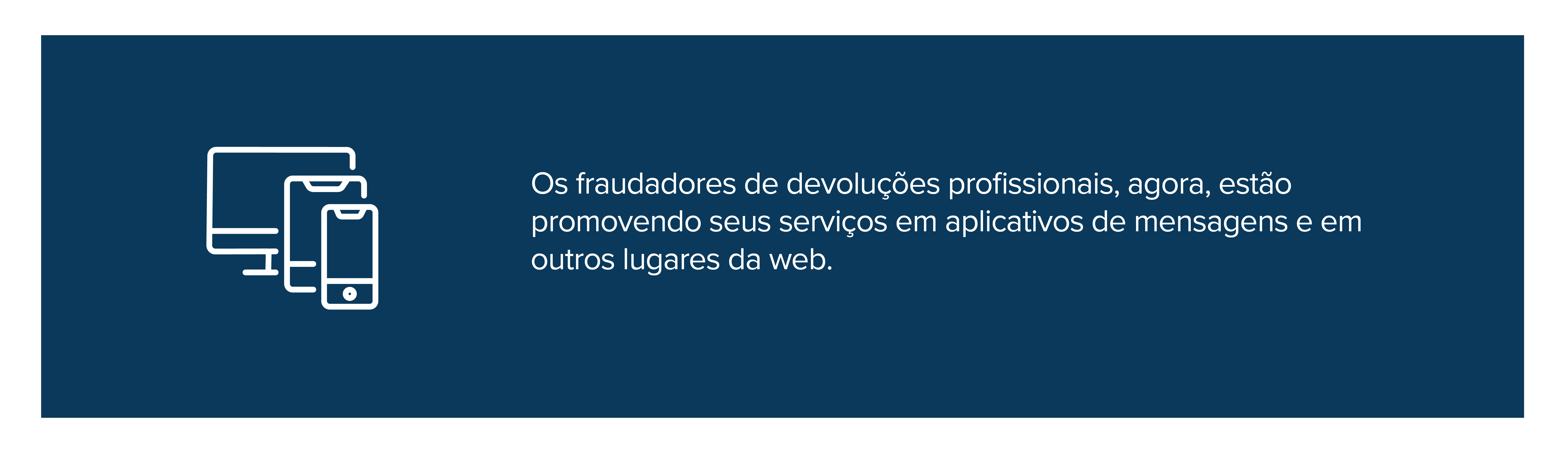 fraude de devolução dados