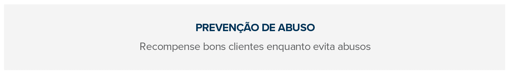 prevenção de abusos