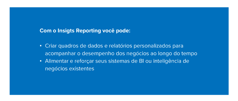 Possibilidades com o Insigts Reporting da Signifyd