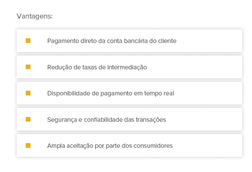 Um método de pagamento online, com diversas vantagens, inclusive a redução de taxas de intermediação