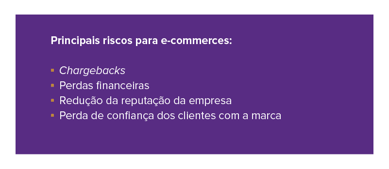 Os chargebacks estão entre os principais riscos da fraude digital de cartão de crédito