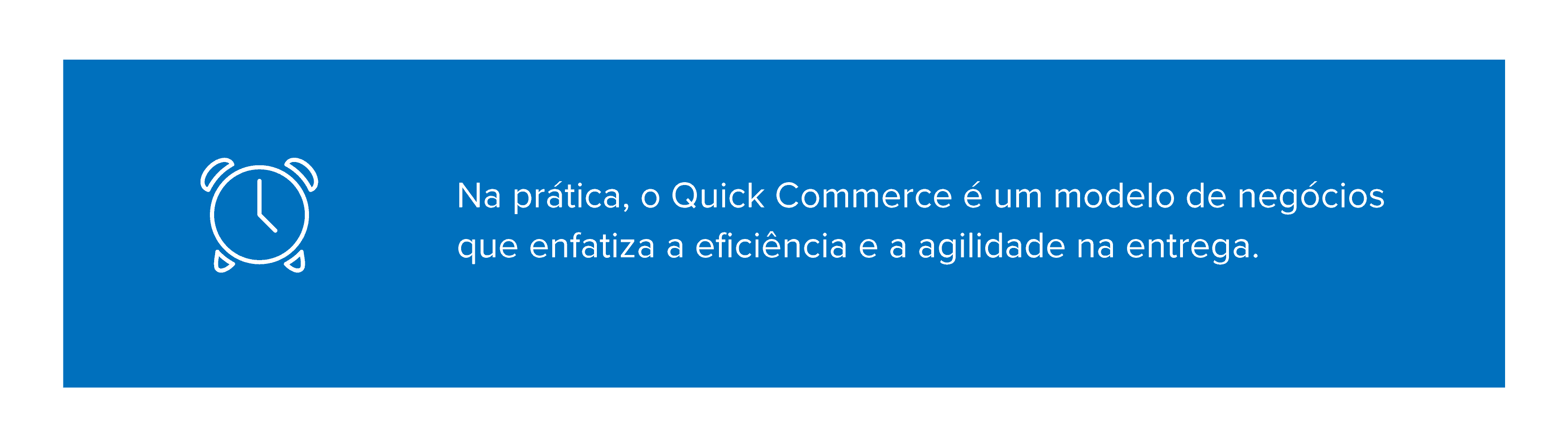 Na prática, o Quick Commerce é um modelo de negócios que enfatiza a eficiência e a agilidade na entrega.