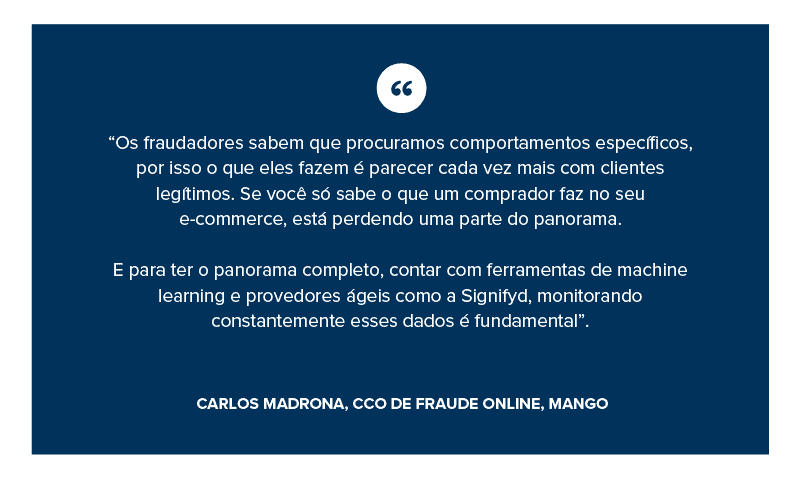 Citação Carlos Madrona, da Mango - 