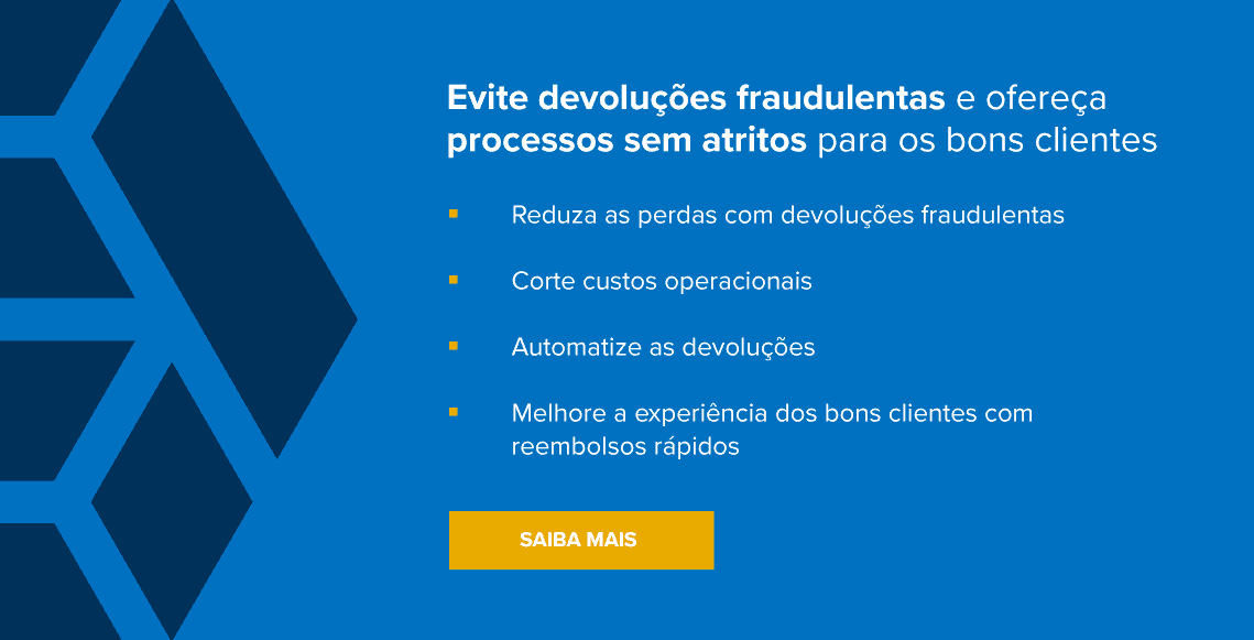 Imagem mostrando uma das soluções da Signifyd, a Prevenção de Abuso de Devolução.